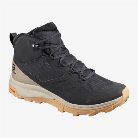 Salomon OUTsnap CSWP W Womens Hiking Boots Black UK CGEU